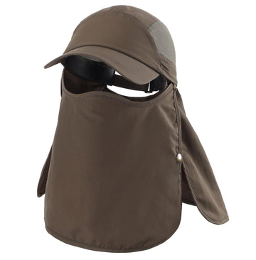 Connectyle UPF 50+ fishing sun hat army green – main product shot
