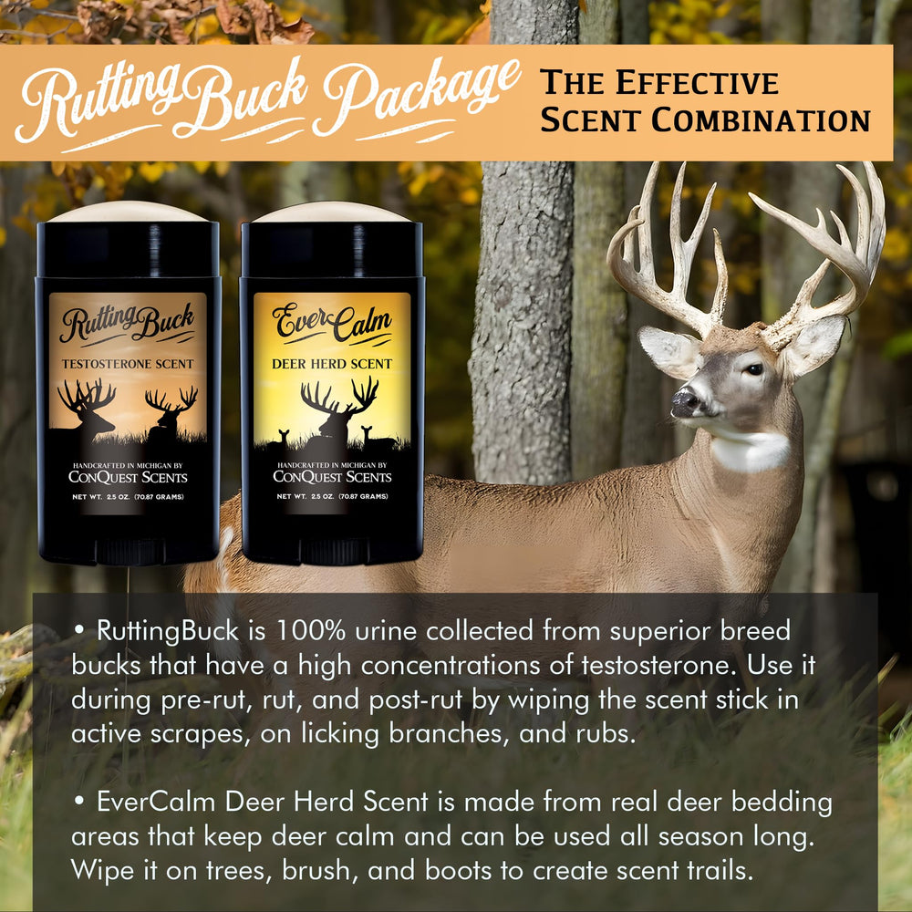 Conquest Scents EverCalm deer-bedding-scent for calming deer at close range