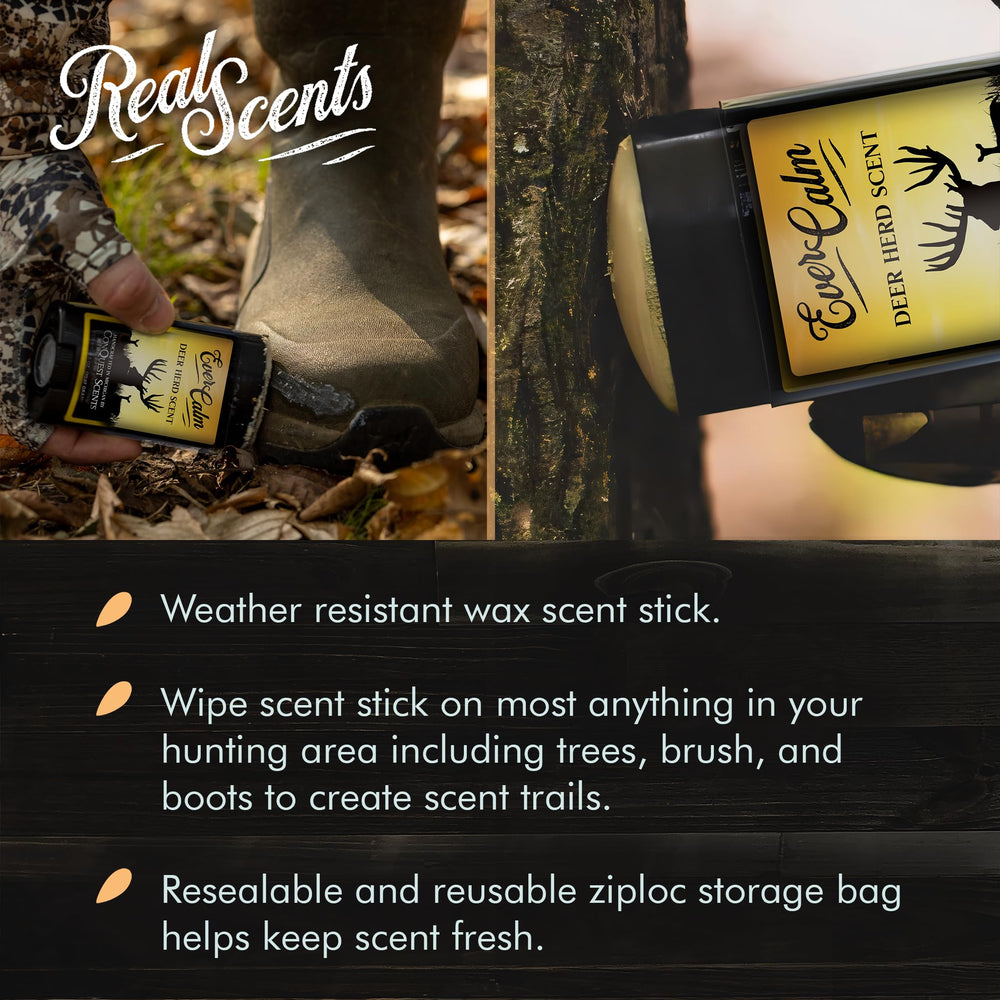 Conquest Scents Trio storage bag keeps scents fresh for field use.