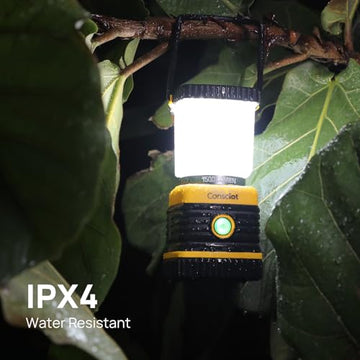 Consciot C02 lantern with diffuser removed for bright, direct task lighting