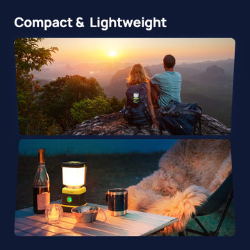 Consciot two-pack lanterns provide value for camping and emergencies.