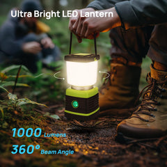 Consciot lantern with 4 modes for flexible indoor and outdoor lighting.
