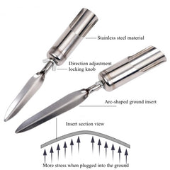 Telescopic/hand fishing rods compatible fishing rod holder