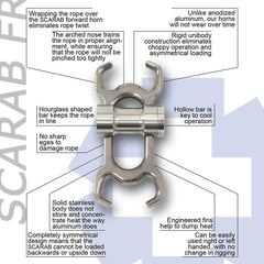 Conterra Scarab FR solid metal construction ensures durability under load.