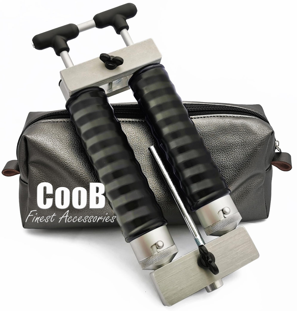 CooB aluminium dual color injector with 2x4 oz capacity for DIY soft plastics.