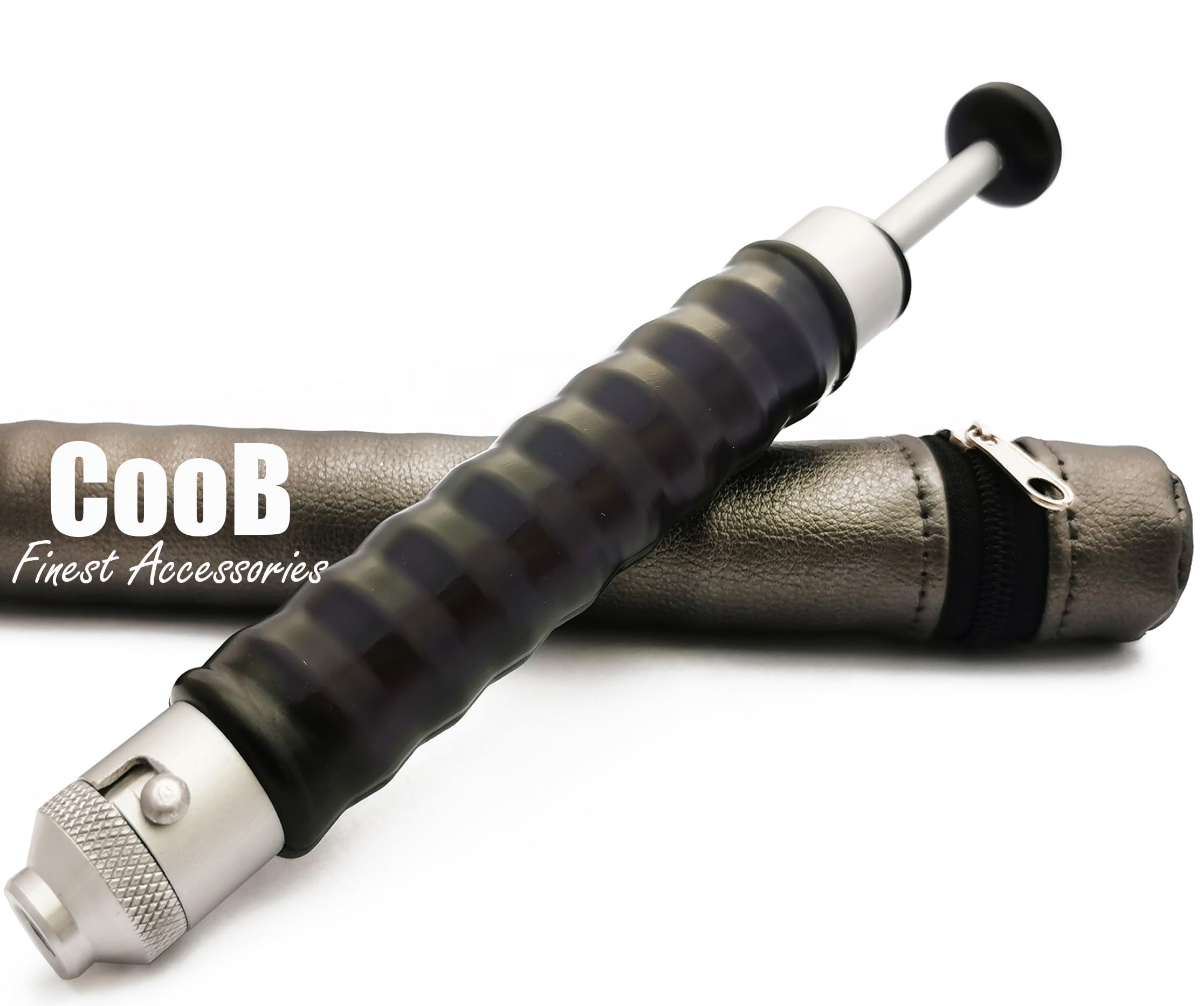 CooB aluminium injector 45ml side view for precise lure molding