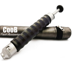 CooB aluminium injector 45ml side view for precise lure molding