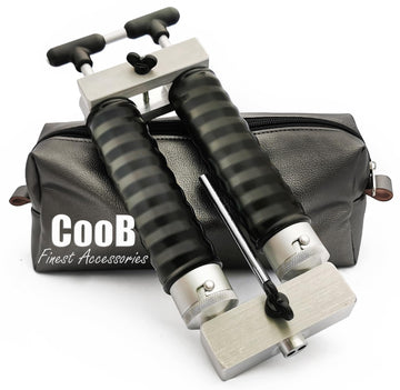 CooB aluminium plastisol injector with dual 120ml chambers for soft plastic lure creation