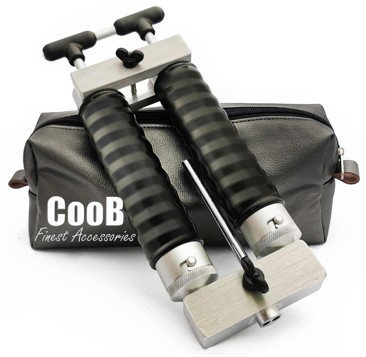 CooB aluminium plastisol injector with dual 120ml chambers for soft plastic lure creation