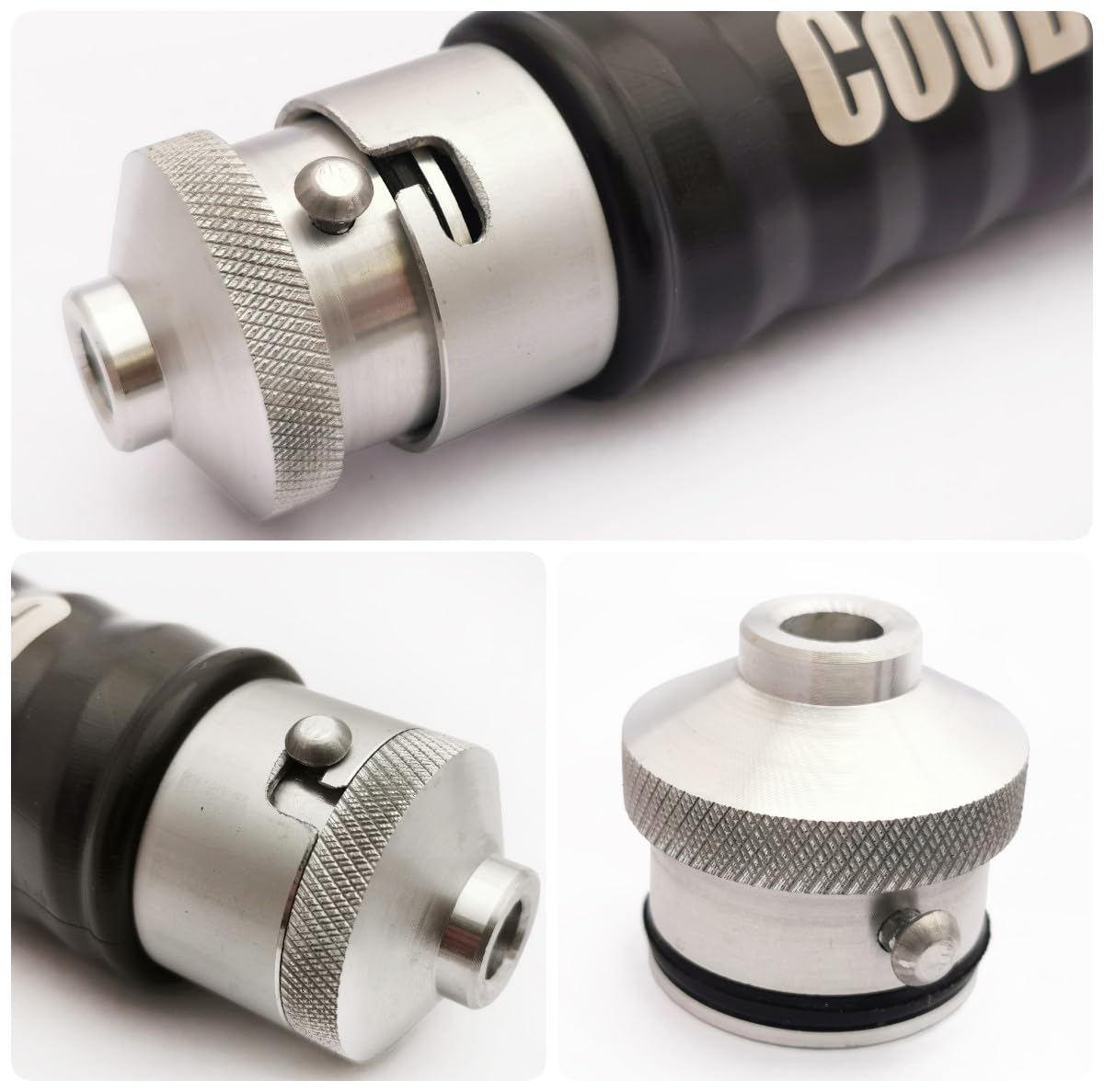 CooB ribbed grip and cleanable surface for easy handling.