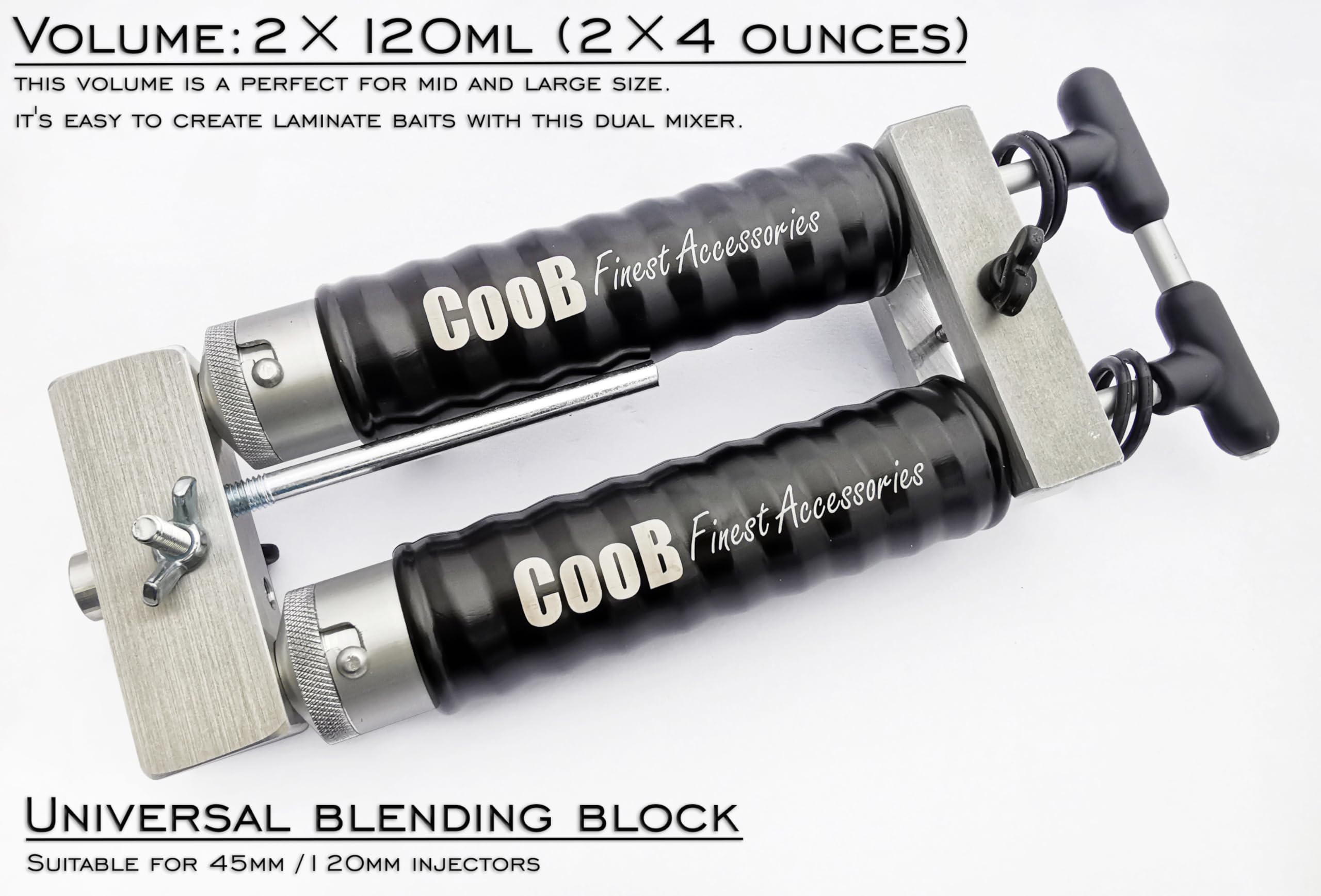 CooB rubber sealing rings prevent leaks during pumping.