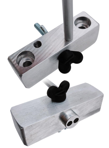 CooB aluminum dual mixing kit closeup reveals sturdy alloy construction for reliability