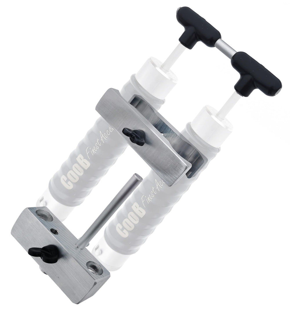 CooB universal dual mixing kit front view showing portable aluminum durability and setup benefits
