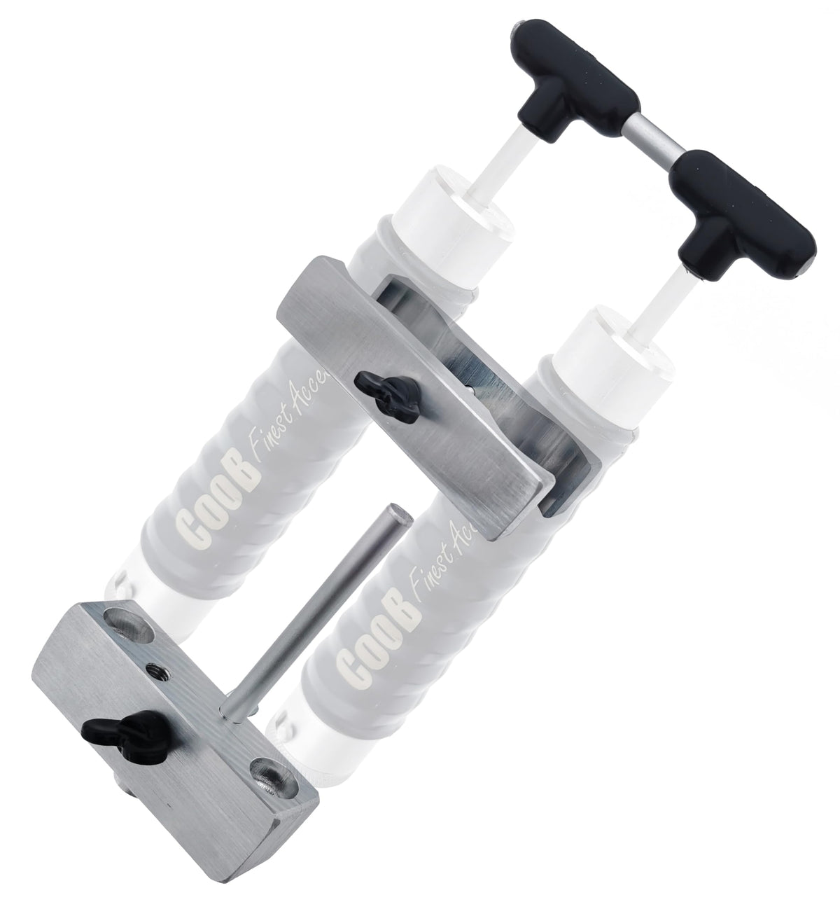 CooB universal dual mixing kit front view showing portable aluminum durability and setup benefits