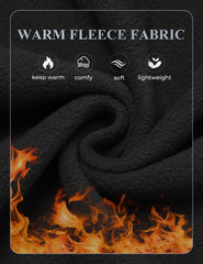 COOFANDY fleece jacket chest and inside pockets keep valuables secure