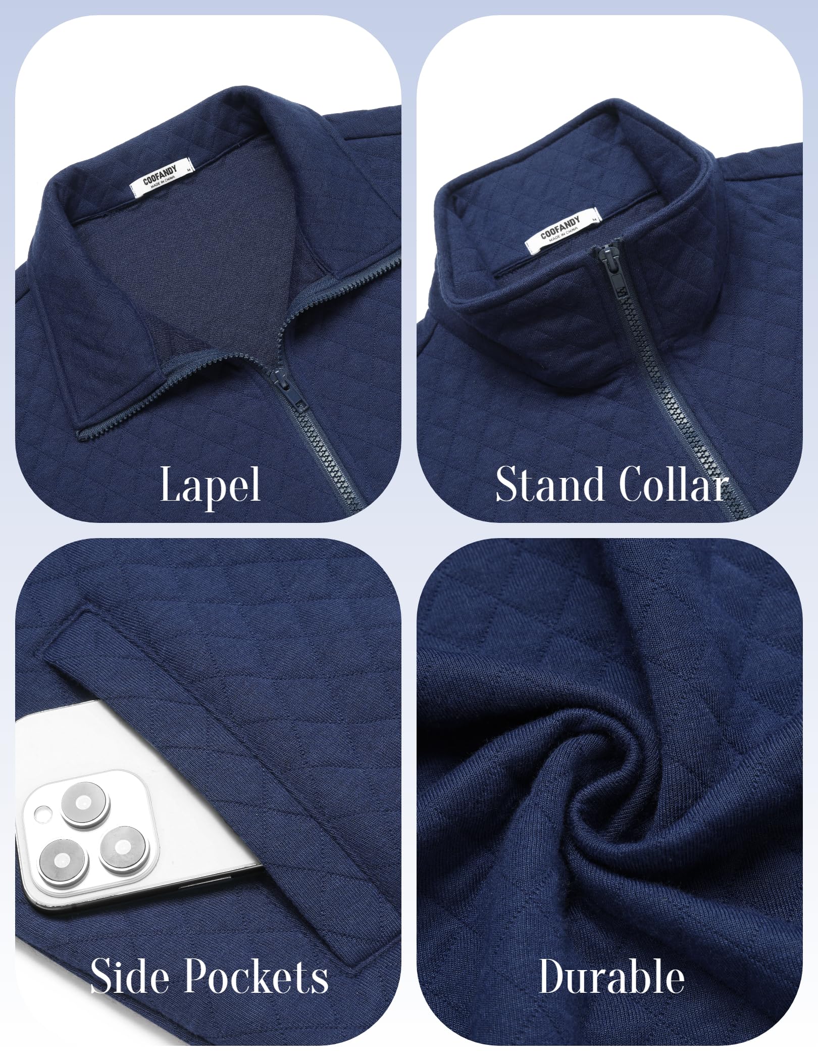COOFANDY inside-pocket detail stores essentials securely during commutes