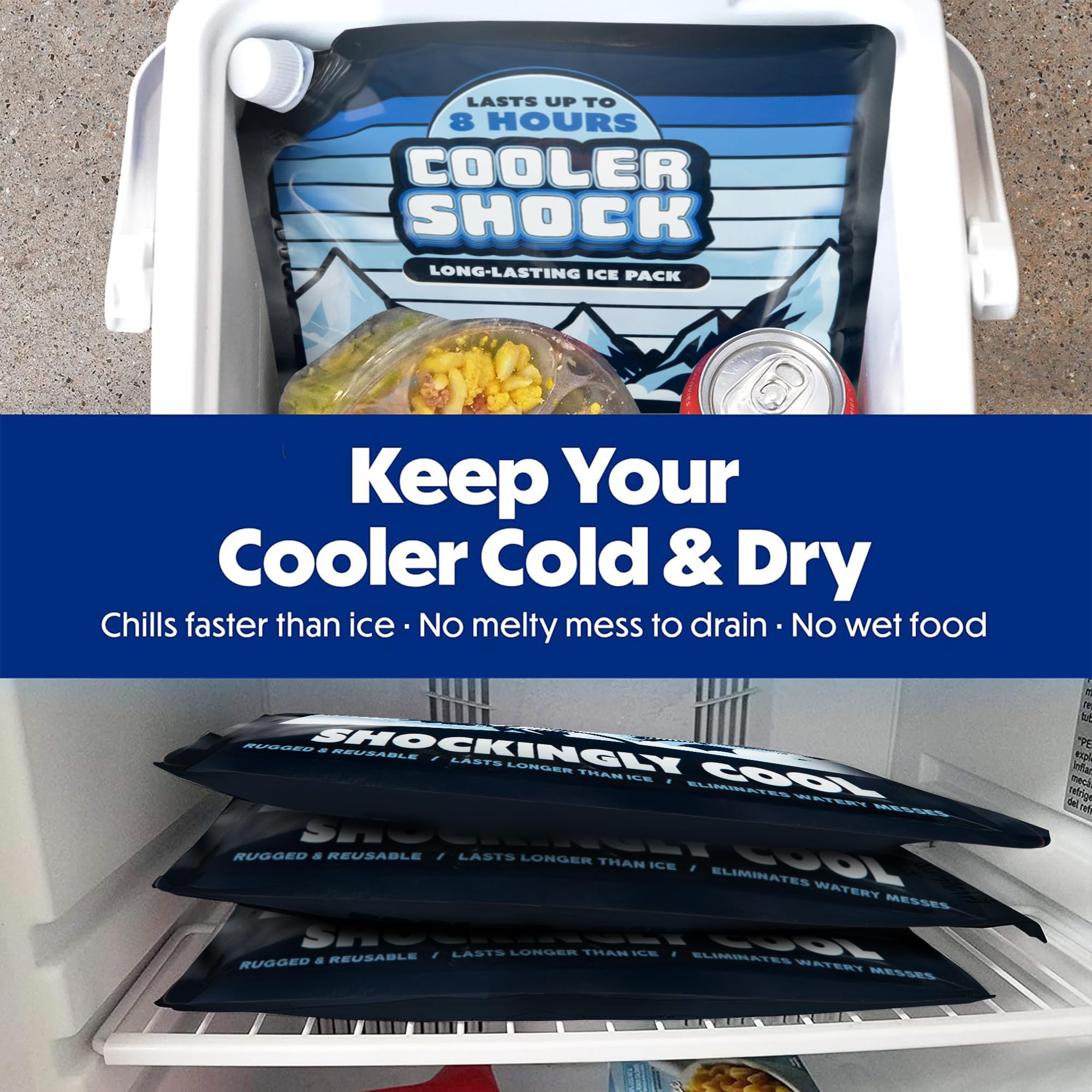 Cooler Shock makes a thoughtful camping gift for off-grid trips.