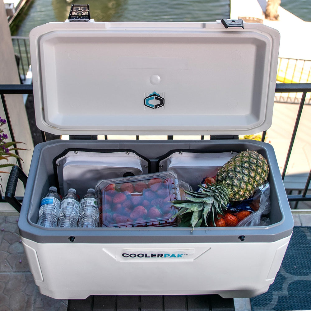 CoolerPak 15lb in an outdoor adventure setup delivering reliable cooling