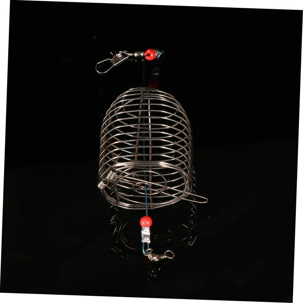 COOLHIYA 4 cm stainless bait cage, durable and compact.