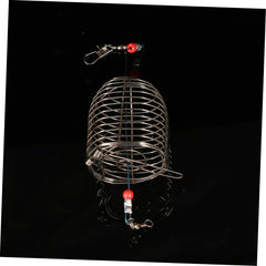 COOLHIYA 4 cm stainless bait cage, durable and compact.