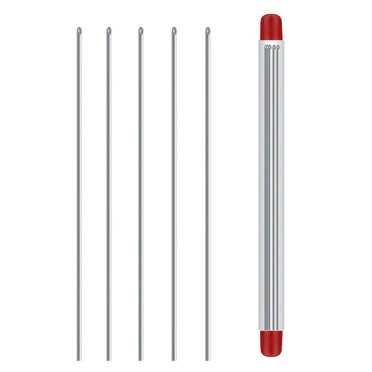 COOLHOOD baiting needle packaging, compact five-pack for easy handling