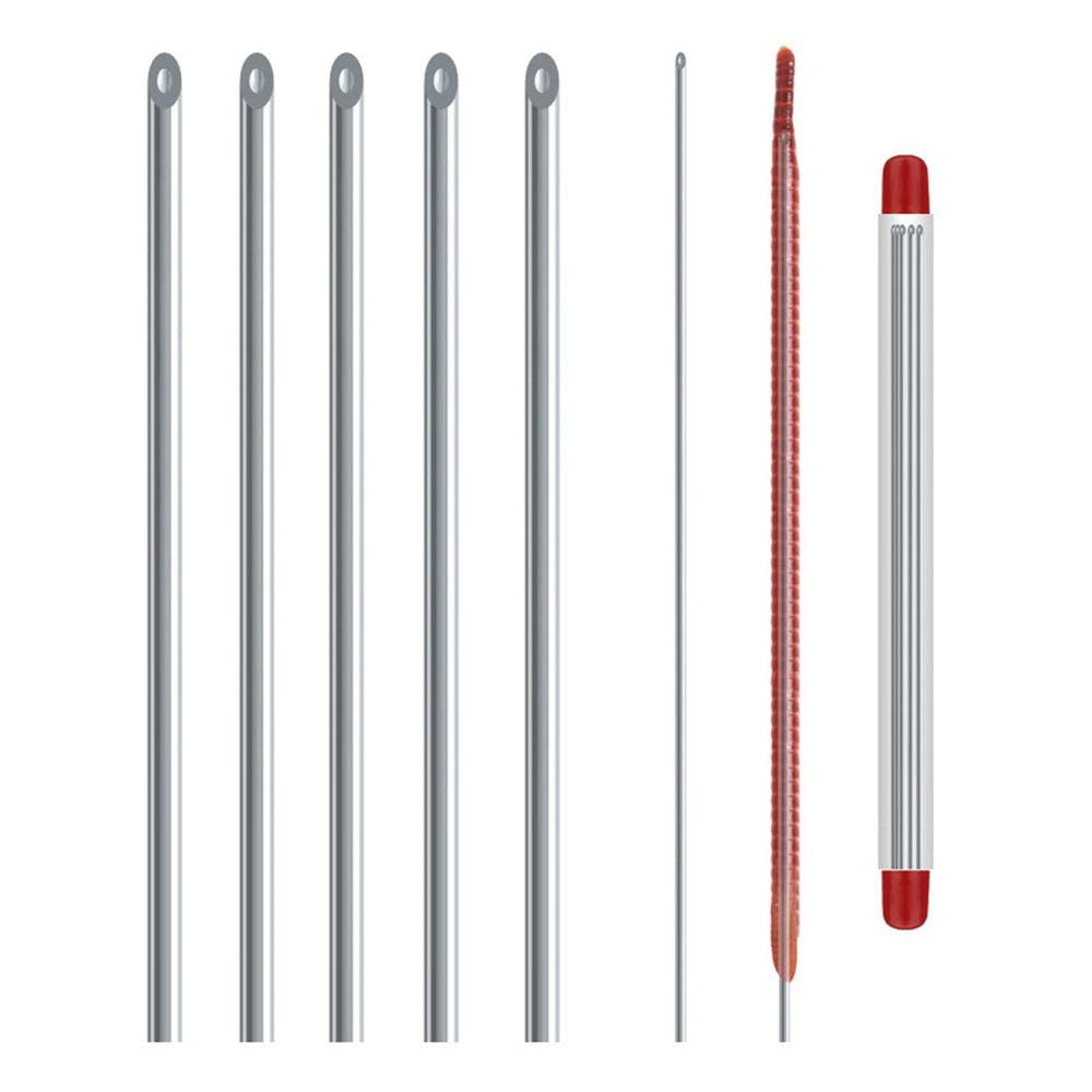 COOLHOOD fishing tools display presents sturdy stainless needle for baiting
