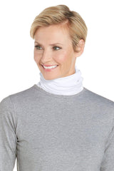 Coolibar Sun Neck Gaiter Key West White side-vent design for neck coverage