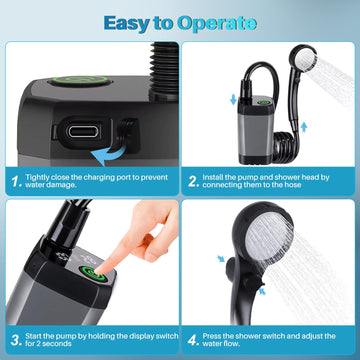 COOLIGO accessories keep the setup organized with mesh bag and brush
