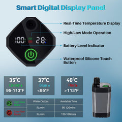 COOLIGO battery level display helps plan recharge during trips