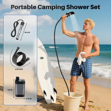 COOLIGO heater rod ensures hot water on cold nights during camping