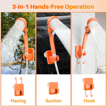 Cooligo mode indicators provide easy high/low spray options for personalized flow.