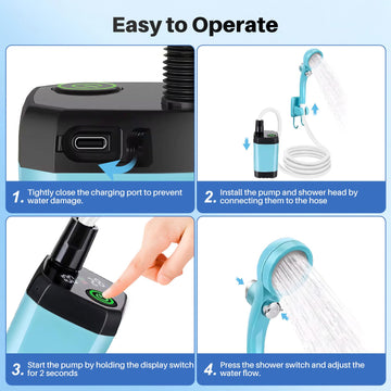 COOLIGO complete kit includes head, hose, heater, and USB-C charging.