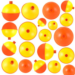 0.5 inch orange fishing bobber