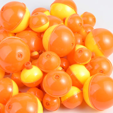 1.5 inch orange fishing bobber
