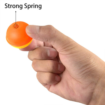 1 inch yellow fishing bobber