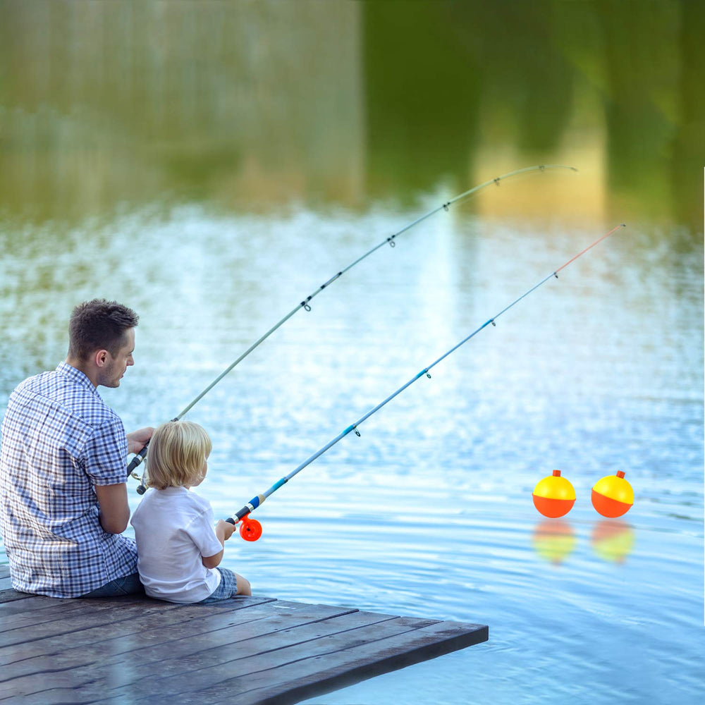 2 inch yellow fishing bobber