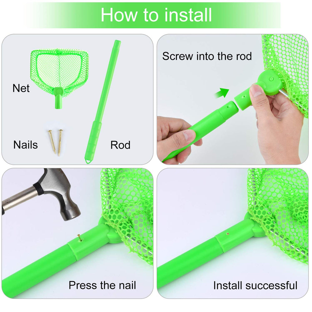 Coopay 4-piece butterfly nets in blue color