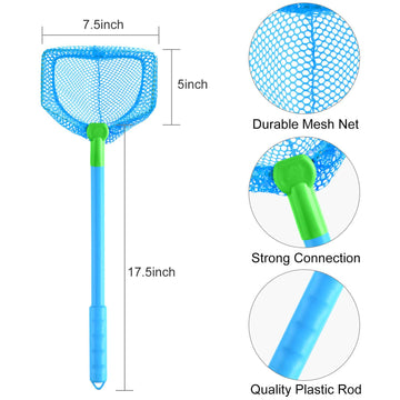 Coopay 4-piece butterfly nets in orange color