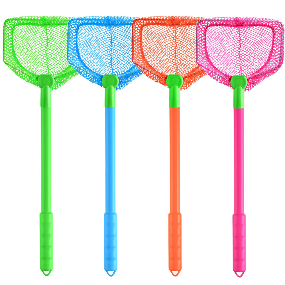 Coopay 4-piece butterfly nets in rose red color