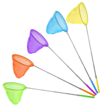 Purple butterfly net with extendable pole