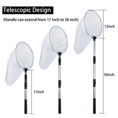 Net fully extended to 36 inches reach