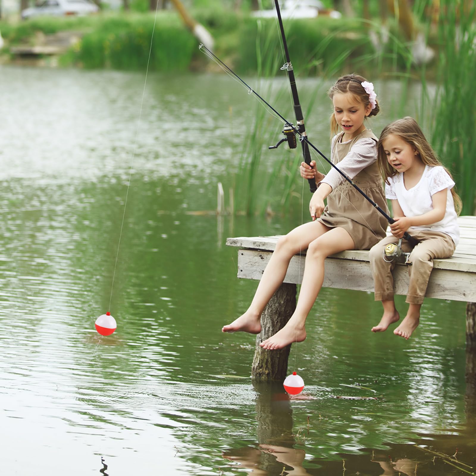Durable ABS fishing floats round buoy