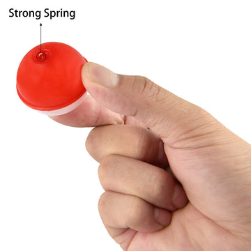Brightly colored floats for high visibility on water