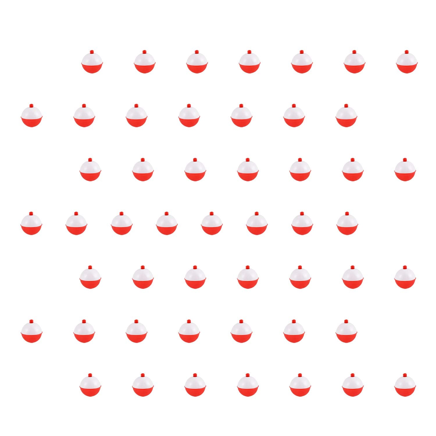 Coopay fishing bobbers 0.5 inch red and white