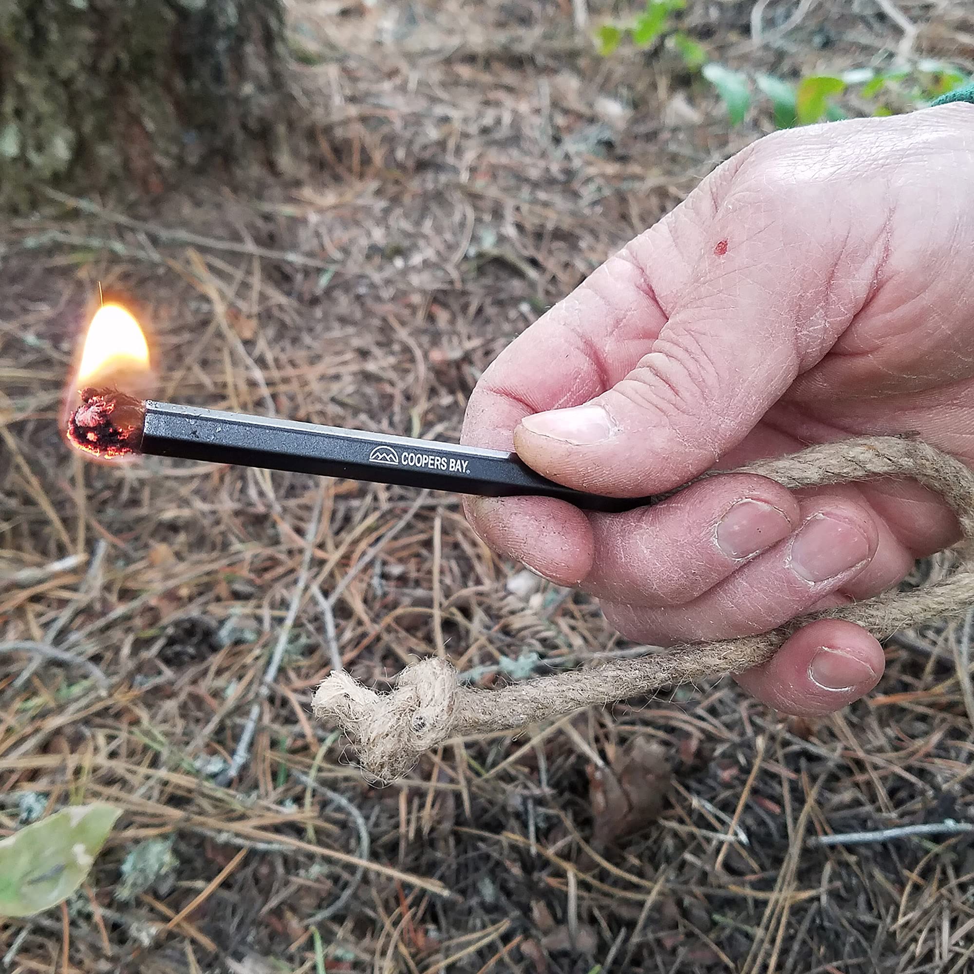 Coopers Bay fire starter kit designed for rugged outdoor readiness