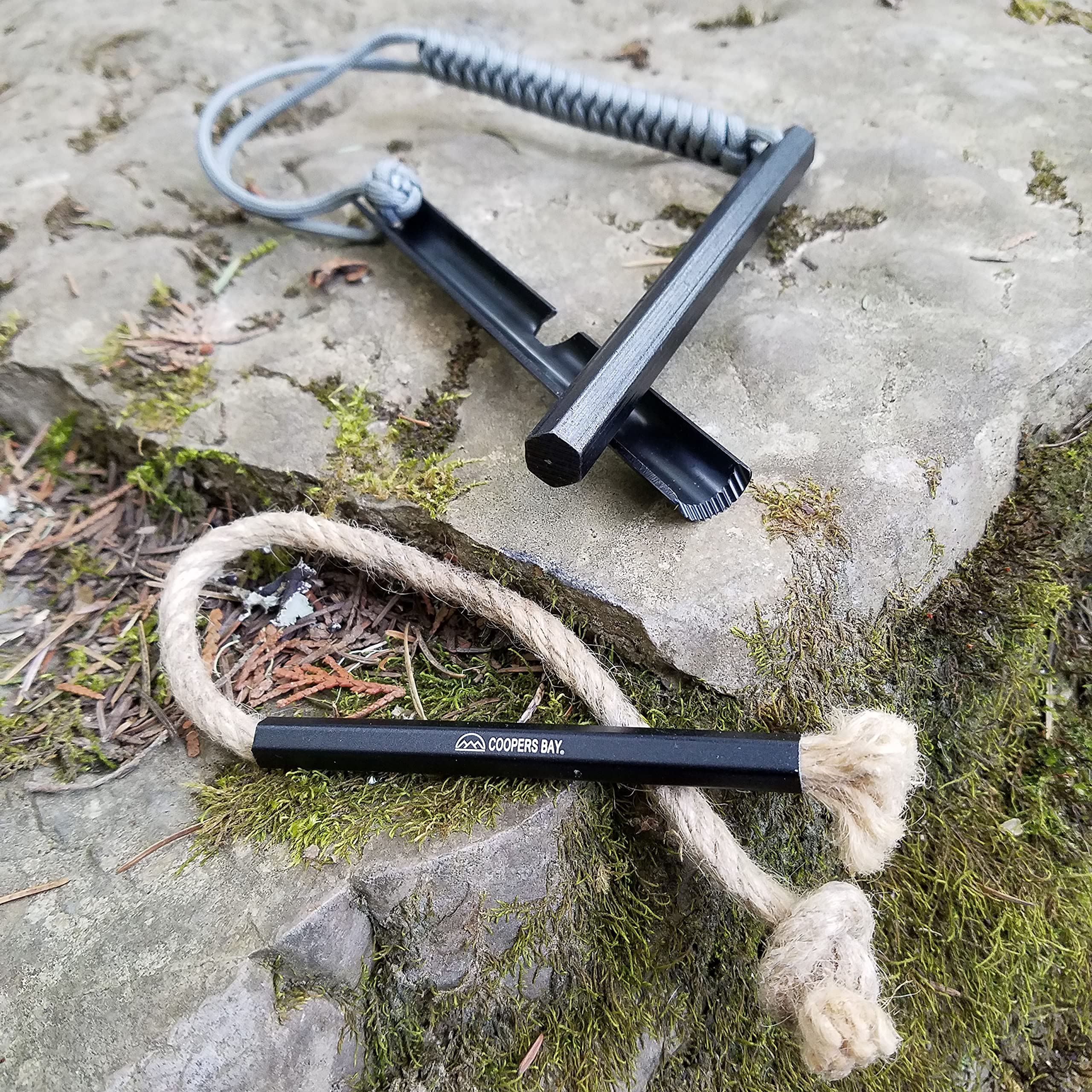 Coopers Bay braided paracord lanyard for tethering and field repairs