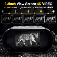 COOVIE Night Vision Goggles with 2.8-inch screen for easy viewing