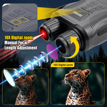 COOVIE night vision supports 7-level brightness for any environment