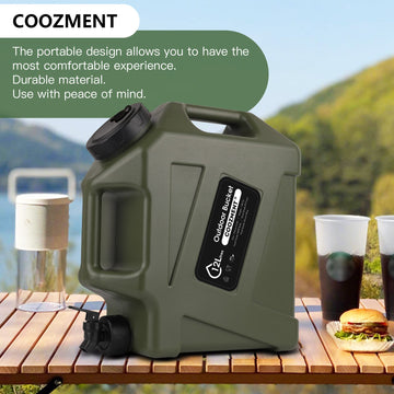 COOZMENT green storage line with 10L, 12L, 19L options for flexibility