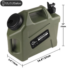 COOZMENT two-handles portable water tank for easy transport